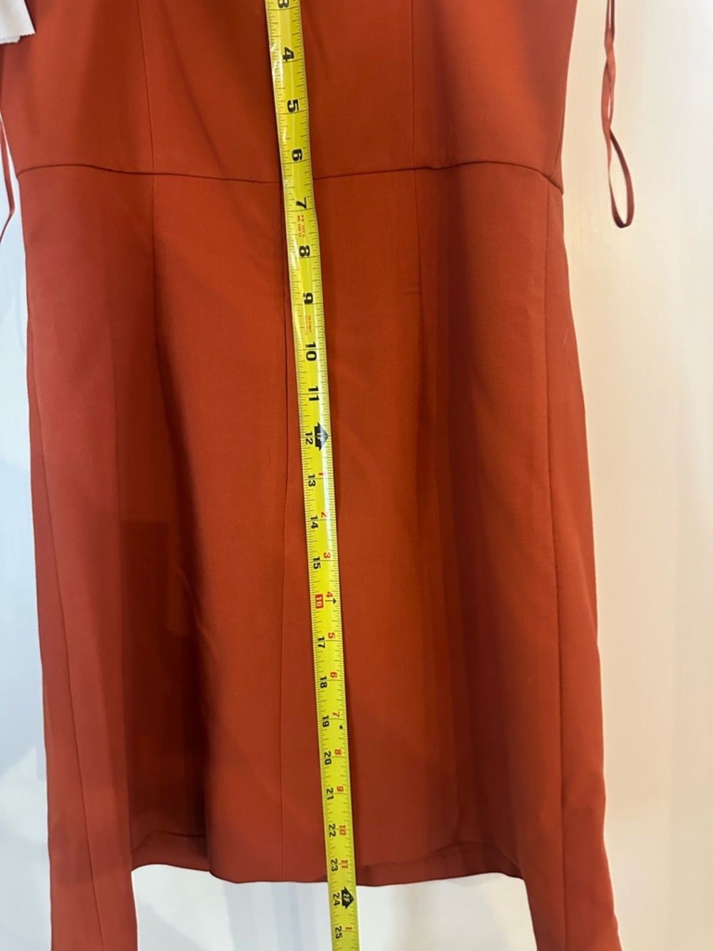 French Connection Rust Spaghetti-Strap Mini Dress - Picture 6 of 8